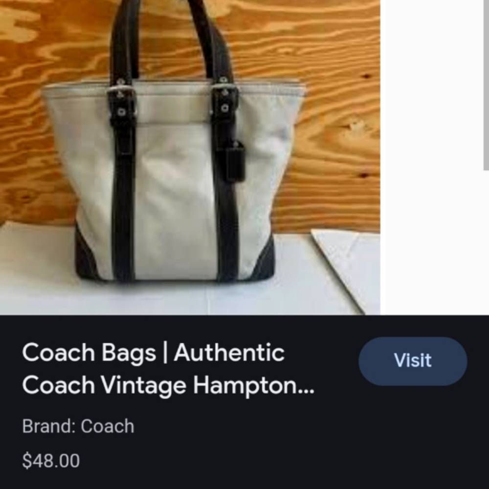 Coach Hampton bag